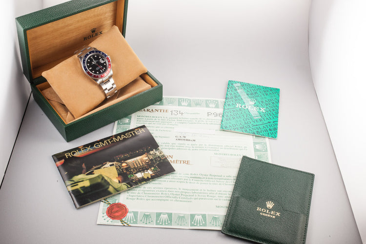 2000 Rolex GMT-Master II 16710 "Pepsi" with Box and Papers