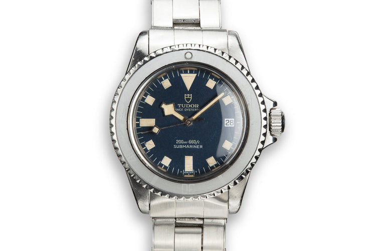 1968 Tudor Submariner "Snowflake" 7021/0. Blue Dial with Ghost Bezel