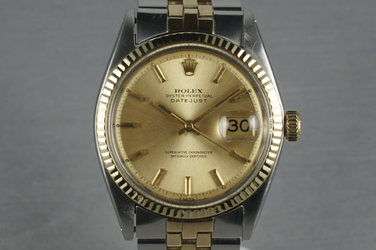 1968 Rolex Datejust 18K/SS 1601