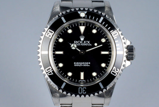 1999 Rolex Submariner 14060 with Box and Papers