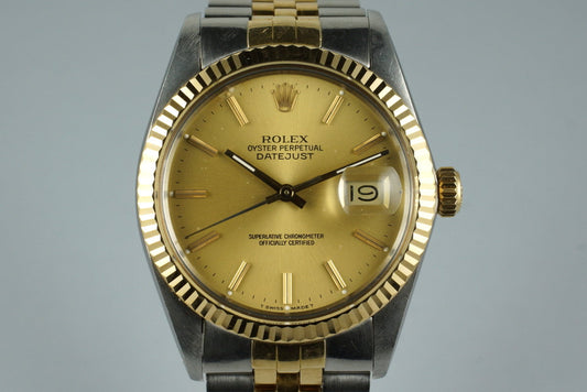 1988 Rolex Two Tone Datejust 16013