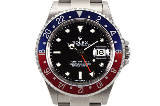 2006 Rolex GMT II 16710 with Box and Papers