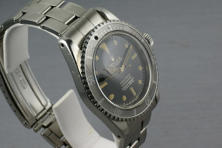 Rolex Submariner  5512 PCG with beautiful 4 line 2 color chapter ring