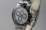 2019 Rolex Daytona 116500LN White Dial with Box and Papers