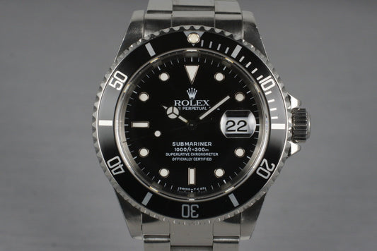 1995 Rolex Submariner 16610