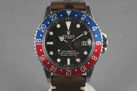 Rolex GMT 1675 with Mark 1 Dial