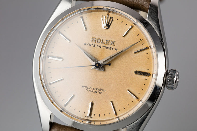 1957 Rolex Oyster-Perpetual 6564 Tropical Dial with "Amtlich Geprufter Chronometer"