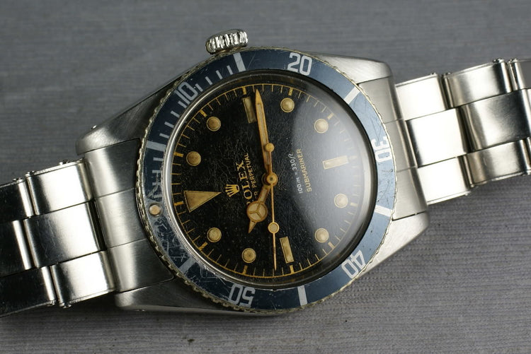 1958 Rolex Submariner Ref: 5508 exclamation dial