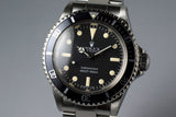 1982 Rolex Submariner 5513 Mark IV Maxi Dial with RSC Papers and Service Box