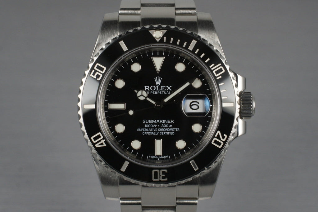 2010 Rolex Submariner 116610 with Box and Papers
