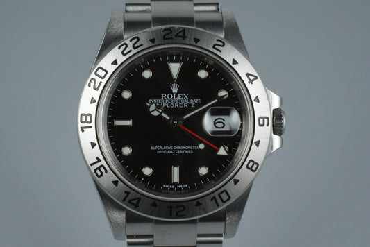 2002 Rolex Explorer II 16570 with Box and Papers