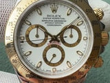 2003 Rolex 18k/ST Daytona 116523 White Dial Box And Papers