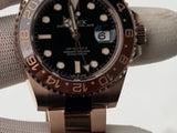 2022 Rolex 18k Rose Gold GMT Master II 126715CHNR Box, Card Booklets & Tags