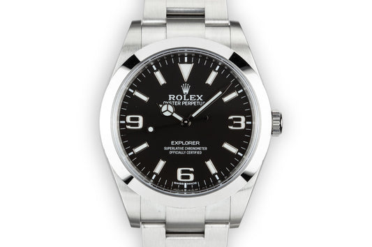 2017 Rolex 40mm Explorer 214270 with Box and Papers