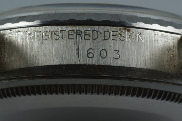 1972 Rolex DateJust 1603 Blue Dial