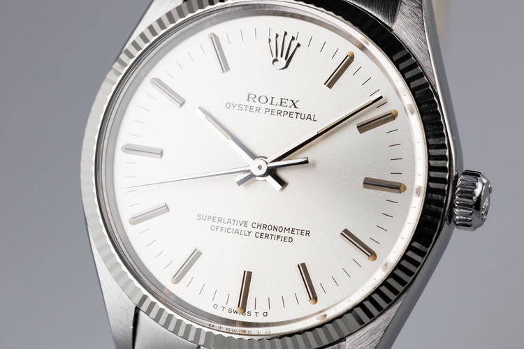 1972 Rolex Oyster Perpetual 1005 Silver Dial