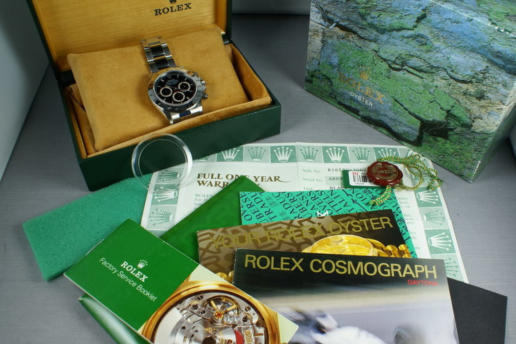 Rolex SS Zenith Daytona  16520 Box and Papers