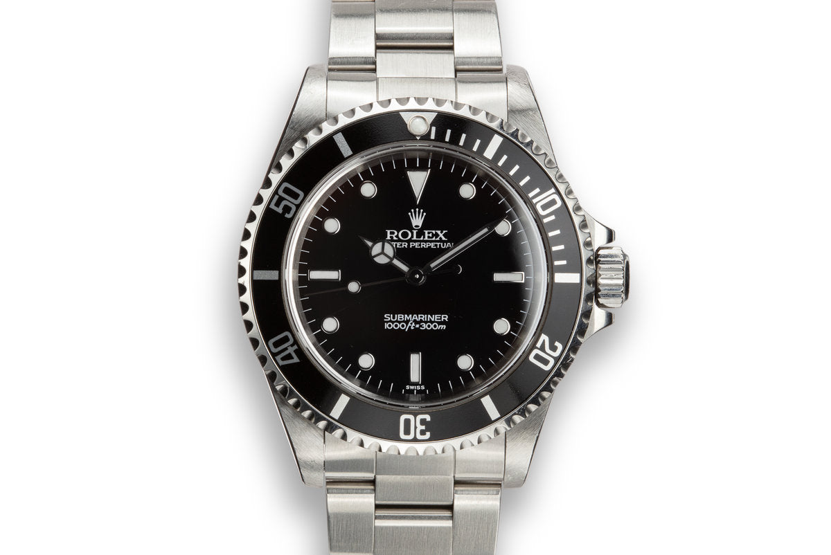 Rolex 14060 2024 swiss only dial