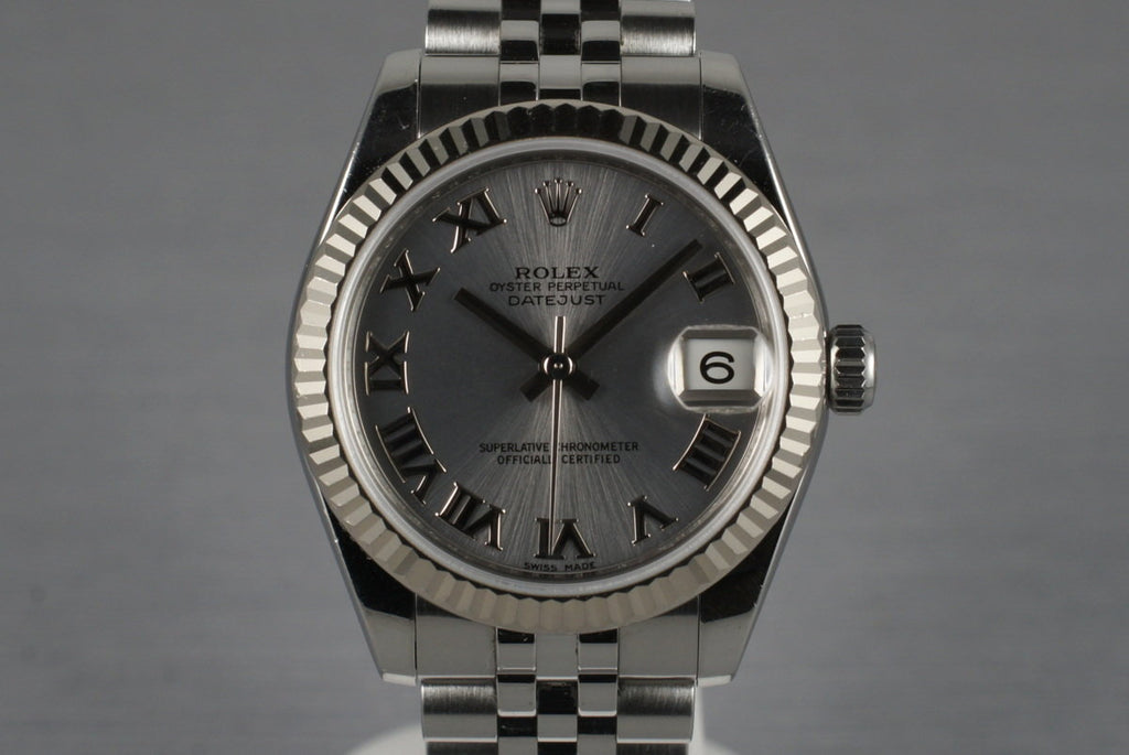 2007 Rolex MidSize Datejust 178274 with Box and Papers