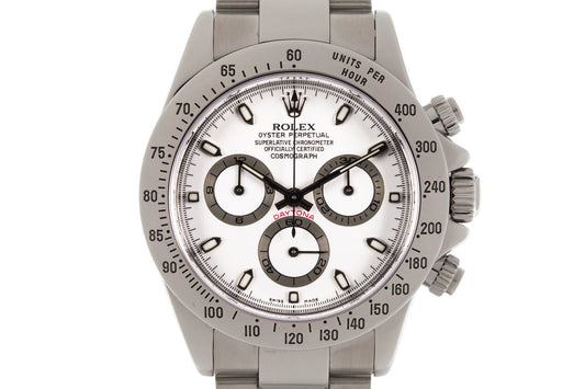 2003 Rolex Daytona 116520 White Dial