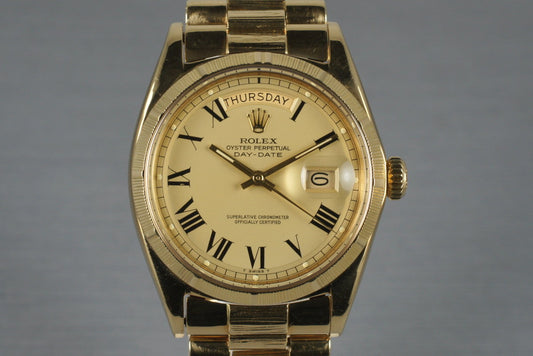 1968 Rolex Yellow Gold Bark Day-Date 1807