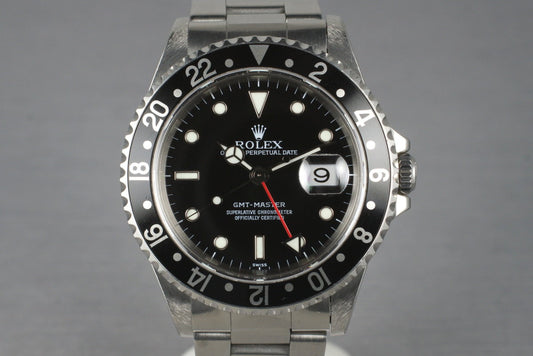 1999 Rolex GMT 16700 with Box and Papers