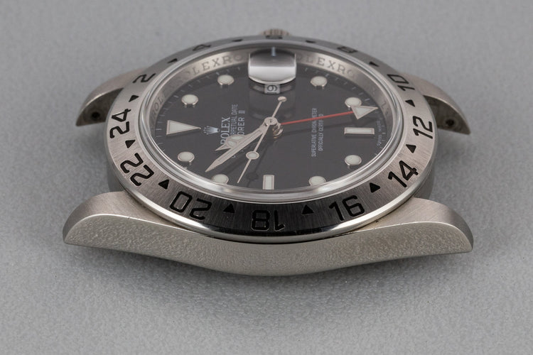 2006 Rolex Explorer II 16570 Black Dial with Box and Papers with 3186 Movement