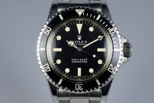 1966 Rolex Submariner 5513 Meters First Dial
