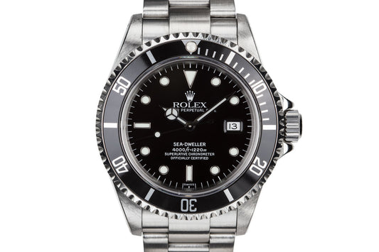 1999 Rolex Sea-Dweller 16600 with SWISS Only Dial