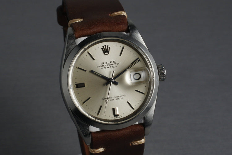 1968 Rolex Date 1500 with Silver Dial