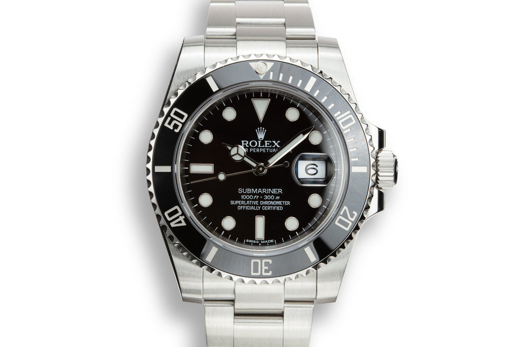 2014 Rolex Submariner 116610LN with Box and Papers