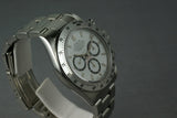 Rolex SS Zenith Daytona 16520 “white dial ” MINT and unpolished Box and papers