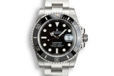 2017 Rolex Ceramic Submariner 116610 with Hang Tags