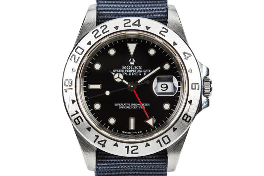 1995 Rolex Explorer II 16570 with Black Dial