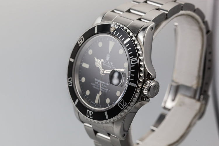 1982 Rolex Submariner 16800 with Matte Dial
