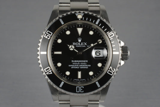 2006 Rolex Submariner 16610