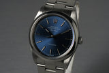 2002 Rolex Air-King 14000 Blue Dial with Box and Papers