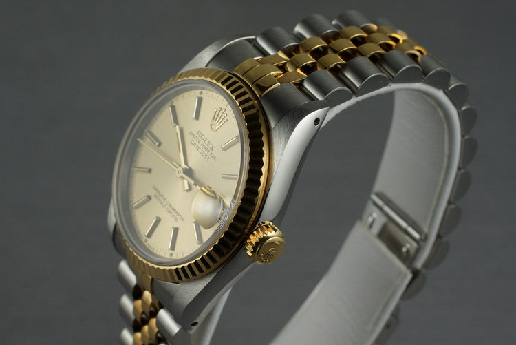 1991 Rolex Two Tone DateJust Mid Size 68273