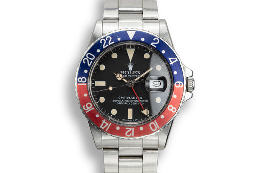 1981 Rolex GMT-Master 16750 Matte Dial with "Pepsi" Bezel Insert