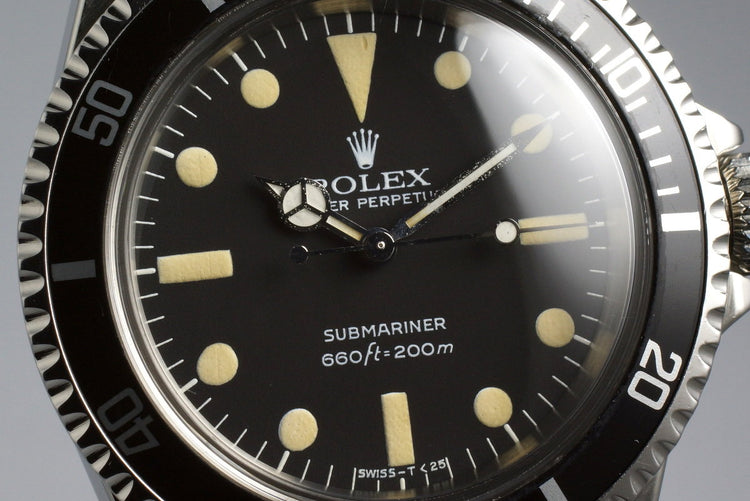 1981 Rolex Submariner 5513 Mark II Maxi Dial