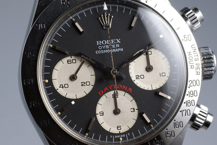 1979 Rolex Daytona 6265 Black Big Red Daytona Dial