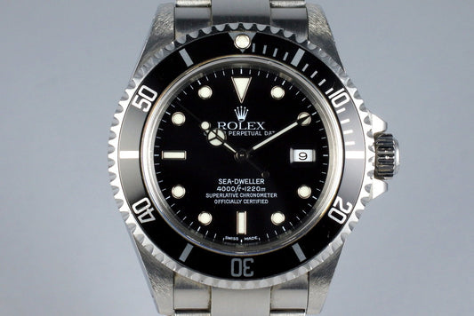 2000 Rolex Sea Dweller 16600 with Box and Papers