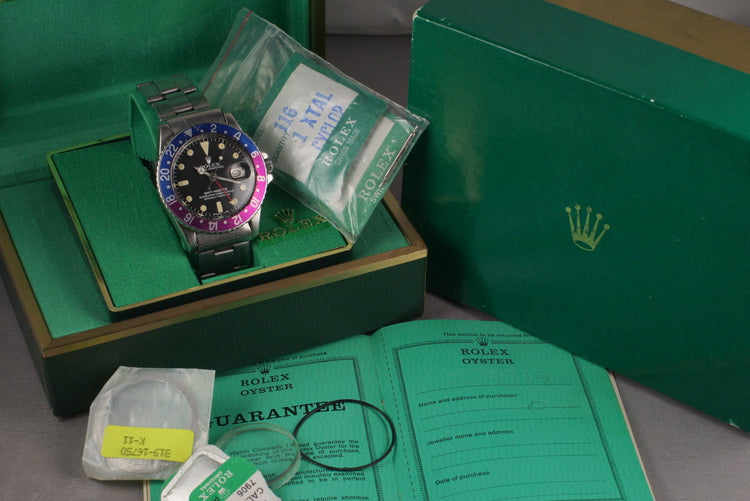 1968 Rolex GMT 1675 with Box and Papers