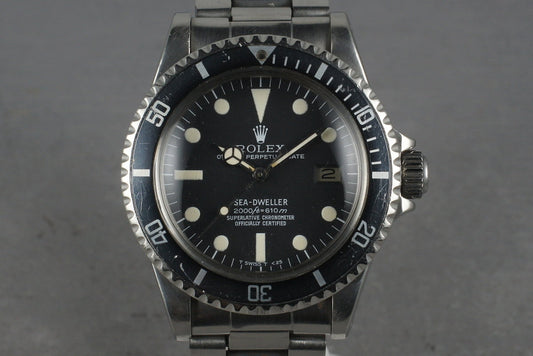 1979 Rolex Sea Dweller Ref 1665 Rail Dial
