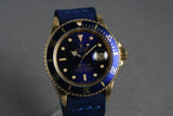 1990 Rolex Submariner 16618 with Blue Dial