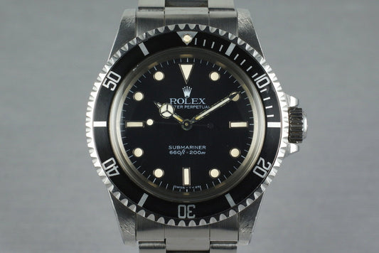 1985 Rolex Submariner 5513 with Spider Dial