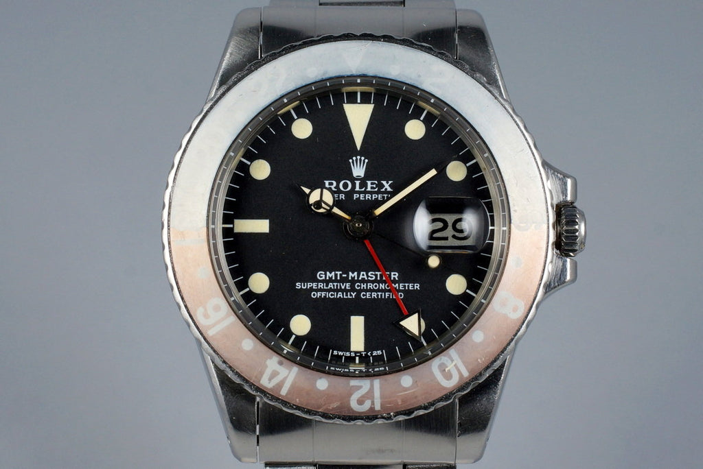 1972 Rolex GMT 1675 with Ghost Bezel