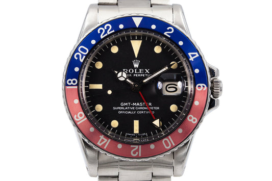 1972 Rolex GMT 1675 Mark I Dial