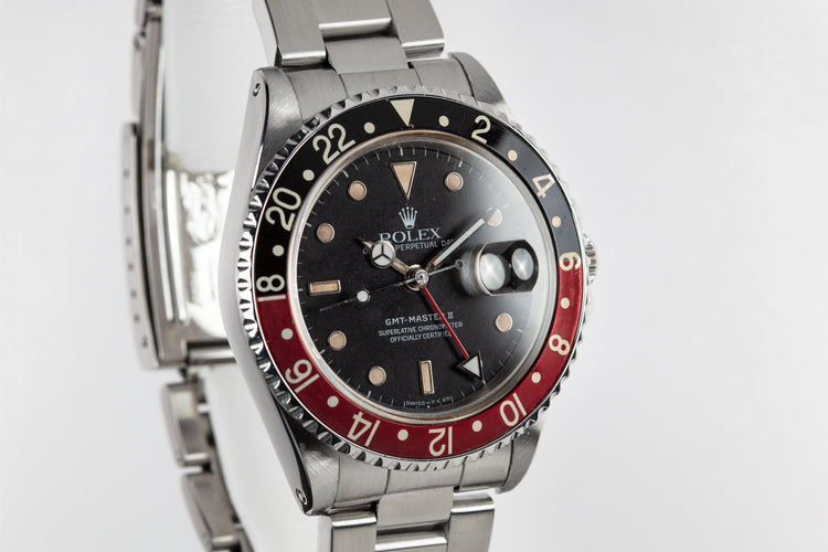 1988 Rolex GMT-Master II 16760 "Fat Lady" with "Black Granite" Dial