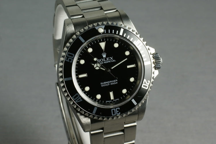Rolex Submariner 14060 D serial with box and Papers